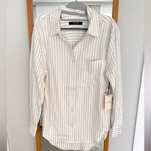 Mayson The Label Oversized Button Down, Size 6 NWT